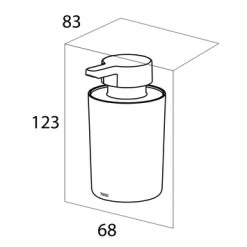 Tiger Zeepdispenser Urban Wit -Badkamer Verkoop 123 1003