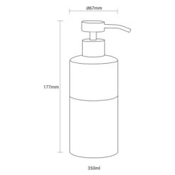 Sealskin Zeepdispenser Doppio Bruin -Badkamer Verkoop 123 1012