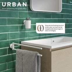 Tiger Handdoekhouder Urban 2-Armig Wit 18 Tiger Handdoekhouder Urban 2-Armig Wit -Badkamer Verkoop 123 1022