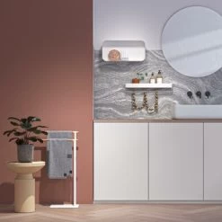 Sealskin Handdoekrek Brix Metaal Wit 16 Sealskin Handdoekrek Brix Metaal Wit -Badkamer Verkoop 123 1047