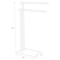 Sealskin Handdoekrek Brix Metaal Wit 23 Sealskin Handdoekrek Brix Metaal Wit -Badkamer Verkoop 123 1054