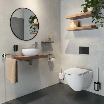 Tiger 2-armig Handdoekrek Cooper RVS/zwart 6 Tiger 2-armig Handdoekrek Cooper RVS/zwart - Afbeelding 4