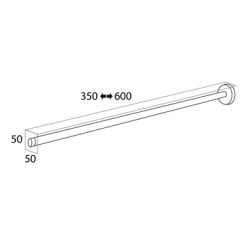 Tiger Telescopisch Handdoekrek Boston RVS -Badkamer Verkoop 123 1090