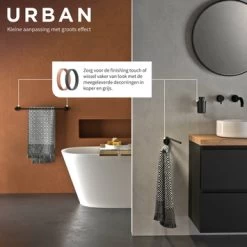 Tiger Handdoekhouder Urban 2-Armig Zwart 18 Tiger Handdoekhouder Urban 2-Armig Zwart -Badkamer Verkoop 123 1099