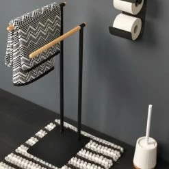 Sealskin Handdoekrek Brix Metaal Zwart -Badkamer Verkoop 123 1106