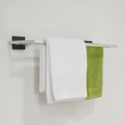 Tiger Dubbel Handdoekrek Zenna Chroom/Wengé -Badkamer Verkoop 123 1131