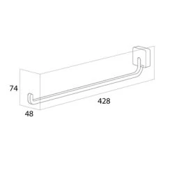 Tiger Handdoekrek Impuls RVS -Badkamer Verkoop 123 1157