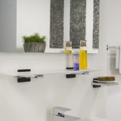 Tiger Planchet Zenna Chroom/Wengé -Badkamer Verkoop 123 1174