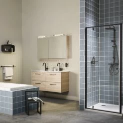 Tiger Handdoekhouder Noon Dubbel Zwart -Badkamer Verkoop 123 1192