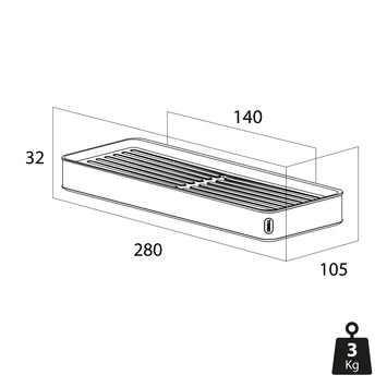 Tiger Planchet Cooper 28 Cm RVS/zwart 9 Tiger Planchet Cooper 28 Cm RVS/zwart - Afbeelding 7
