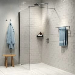 Tiger Noon Hoek Douchemand 22 X 8 X 22 Cm Chroom -Badkamer Verkoop 123 1294