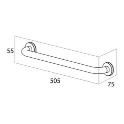 Handson Wandkorf Smart RVS -Badkamer Verkoop 123 1300