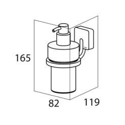 Tiger Zeepdispenser Impuls Hangend RVS 9 Tiger Zeepdispenser Impuls Hangend RVS -Badkamer Verkoop 123 1338