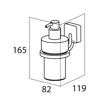 Tiger Zeepdispenser Impuls Hangend RVS 6 Tiger Zeepdispenser Impuls Hangend RVS - Afbeelding 4