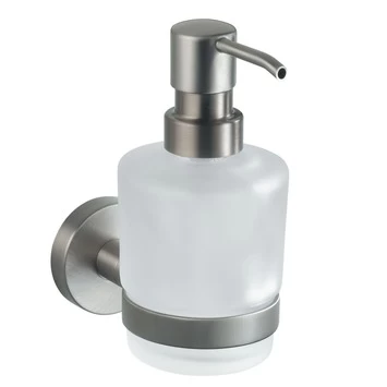 Haceka Matglazen Zeepdispenser Kosmos Tec Hangend RVS 3 Haceka Matglazen Zeepdispenser Kosmos Tec Hangend RVS