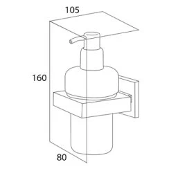 Tiger Zeepdispenser Items Hangend RVS 9 Tiger Zeepdispenser Items Hangend RVS -Badkamer Verkoop 123 1347
