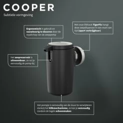 Tiger Zeepdispenser Cooper 175ml 12 Tiger Zeepdispenser Cooper 175ml -Badkamer Verkoop 123 1354