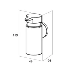 Tiger Zeepdispenser Noon Klein Zwart 11 Tiger Zeepdispenser Noon Klein Zwart -Badkamer Verkoop 123 1396