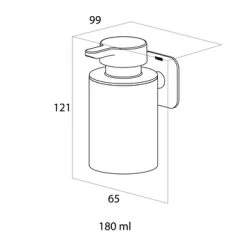 Tiger Zeepdispenser Colar Hangend RVS 17 Tiger Zeepdispenser Colar Hangend RVS -Badkamer Verkoop 123 1424