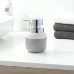 Sealskin Zeepdispenser Sphere Lichtgrijs Keramiek 10 Sealskin Zeepdispenser Sphere Lichtgrijs Keramiek -Badkamer Verkoop 123 1467