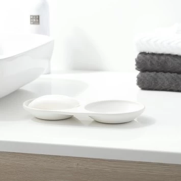 Sealskin Zeepbakje Conical Porselein Wit 4 Sealskin Zeepbakje Conical Porselein Wit - Afbeelding 2