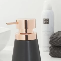 Sealskin Zeepdispenser Conical Porcelein Zwart -Badkamer Verkoop 123 1497