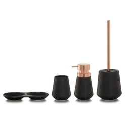 Sealskin Zeepdispenser Conical Porcelein Zwart -Badkamer Verkoop 123 1498