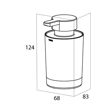 Tiger Tune Vrijstaande Zeepdispenser Geborsteld Messing/mat Zwart 5 Tiger Tune Vrijstaande Zeepdispenser Geborsteld Messing/mat Zwart - Afbeelding 3