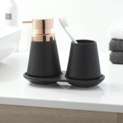 Sealskin Zeepbakje Conical Porselein Zwart -Badkamer Verkoop 123 1538