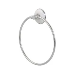 Tiger Ivy Beweegbare Handdoekring Chroom/wit