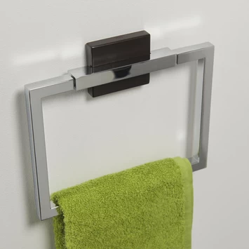 Tiger Zenna Handdoekring Chroom/wenge 5 Tiger Zenna Handdoekring Chroom/wenge - Afbeelding 3