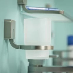 Tiger Bekerhouder Impuls Hangend Met Beker RVS -Badkamer Verkoop 123 1663