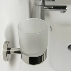 Tiger Bekerhouder Boston Met Beker Chroom -Badkamer Verkoop 123 1687