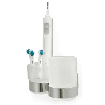 Tiger Dubbele Bekerhouder Ontario Met Bekers Chroom 3 Tiger Dubbele Bekerhouder Ontario Met Bekers Chroom