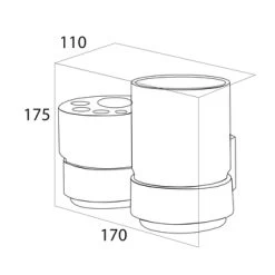 Tiger Dubbele Bekerhouder Ontario Met Bekers Chroom 7 Tiger Dubbele Bekerhouder Ontario Met Bekers Chroom -Badkamer Verkoop 123 1720