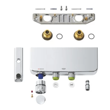 GROHE Thermostatische Badkraan Grohtherm SmartControl Chroom 5 GROHE Thermostatische Badkraan Grohtherm SmartControl Chroom - Afbeelding 3