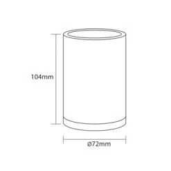 Sealskin Beker Grace Wit 15 Sealskin Beker Grace Wit -Badkamer Verkoop 123 1736