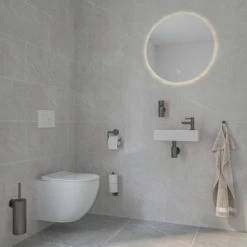 Marho Zeepdispenser Luxor Gun Metal 8 Marho Zeepdispenser Luxor Gun Metal -Badkamer Verkoop 123 1776