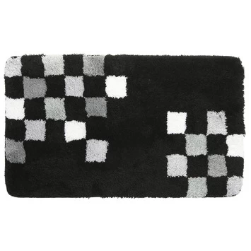 GAMMA Badmat Mitch Zwart 60x90 Cm 3 GAMMA Badmat Mitch Zwart 60x90 Cm