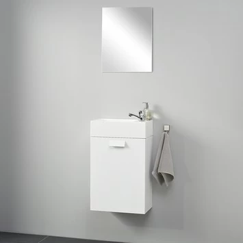 Differnz Fonteinset Fabulous Hoogglans Wit 40x22x63 Cm 3 Differnz Fonteinset Fabulous Hoogglans Wit 40x22x63 Cm