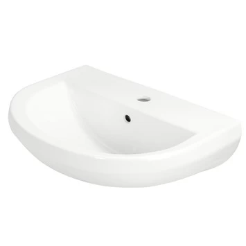 Atlantic Wastafel Cole Ovaal Wit 55.5x44.3x22 Cm 4 Atlantic Wastafel Cole Ovaal Wit 55.5x44.3x22 Cm - Afbeelding 2