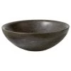 Atlantic Waskom Carolina Rond Zwart Natuursteen 40x40x14 Cm -Badkamer Verkoop 123 2112