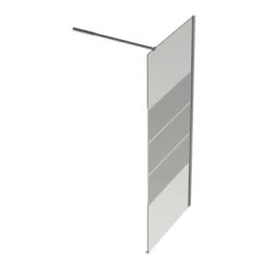 Van Marcke Micha Vaste Douchewand Met Muurprofiel 8mm Easy-clean 120x200