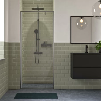 Sealskin Draaideur Voor Nis Contour 90x200 Cm Mat Grijs 3 Sealskin Draaideur Voor Nis Contour 90x200 Cm Mat Grijs