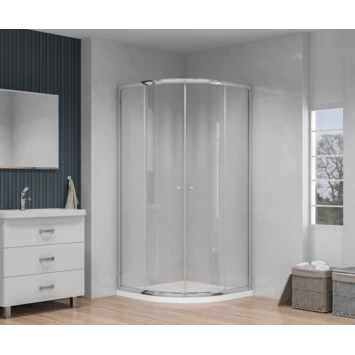 Atlantic Douchecabine Cedar Kwartrond 90x90x195 Cm 5 Atlantic Douchecabine Cedar Kwartrond 90x90x195 Cm - Afbeelding 3