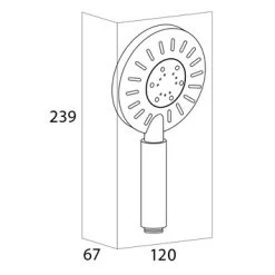 Tiger Handdouche Akcent Zwart -Badkamer Verkoop 123 2205
