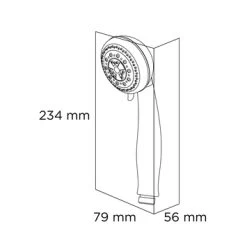 Tiger Splash Handdouche Trento 3 Standen Chroom -Badkamer Verkoop 123 2215