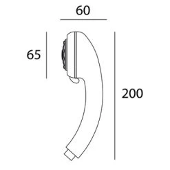 Tiger Handdouche Genova Ø6,5 Cm 1 Stand -Badkamer Verkoop 123 2233