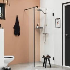 Sealskin Inloopdouche I AM A1 120x200 Cm Zwart