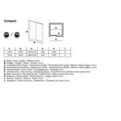 Sealskin Schuifdeur Voor Nis Compact 140x195 Cm Chroom -Badkamer Verkoop 123 2391